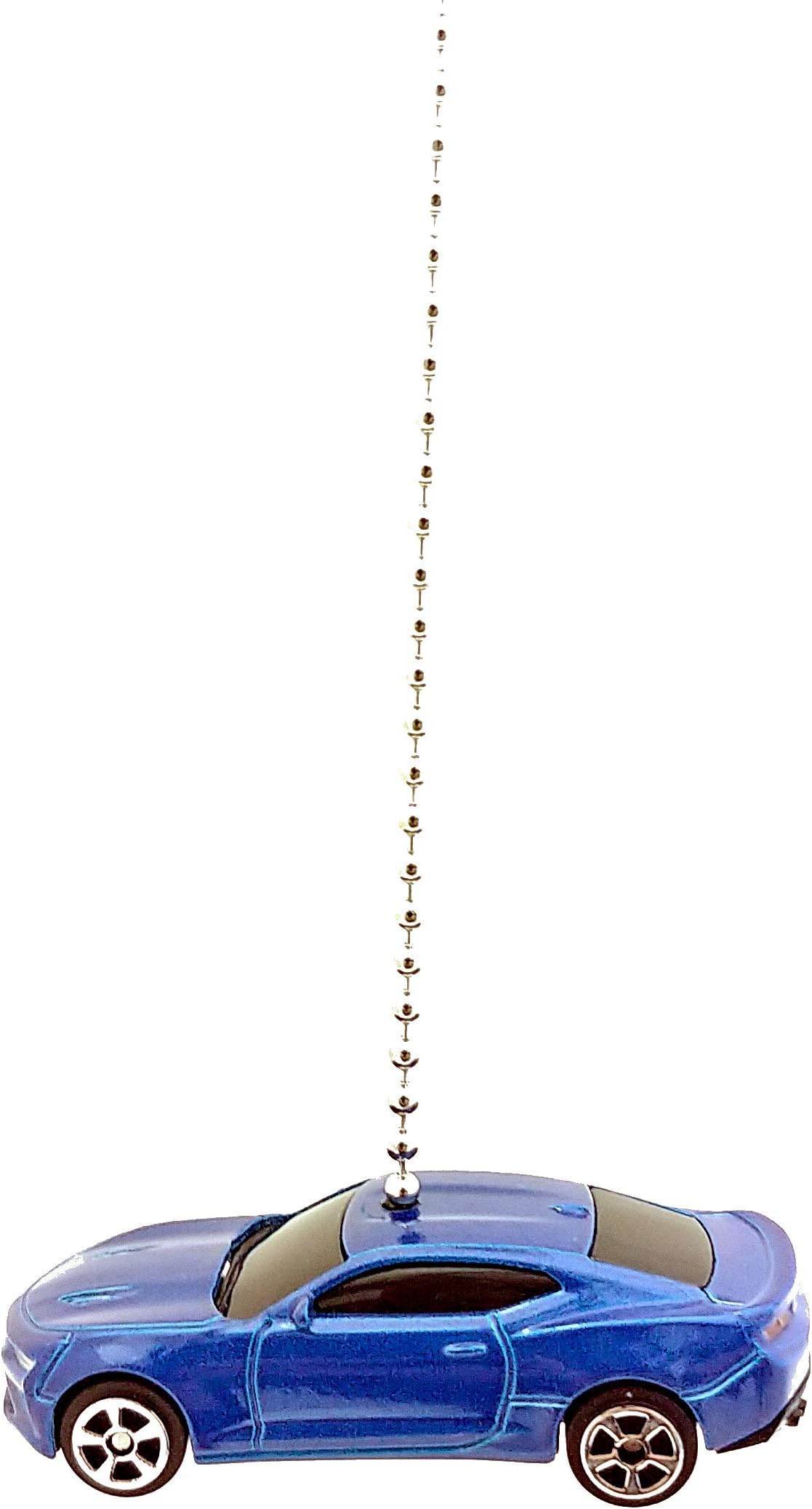 Diecast Chevy Camaro Ceiling Fan Light Pull Ornaments (2016 Chevy Camaro SS (BLUE))