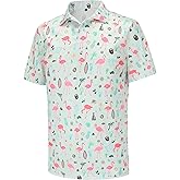 Golf Shirts for Men Dry Fit Short Sleeve Mens Golf Shirt Performance Moisture Wicking Polo Shirts Funny Golf Polo Shirts