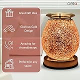 Cello Rose Gold Mosaic Touch Electric Wax Burner Diffuser view 7