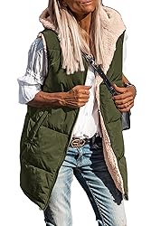 PRETTYGARDEN Womens 2024 Fall Reversible Vests