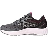 Saucony Women's Cohesion 15 Sneaker, Shadow/Razzle, 11.5