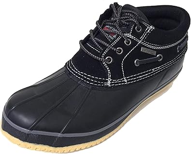 mens black duck boots