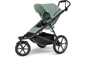 Thule Urban Glide 3 Single Child All-Terrain Stroller - Lightweight - Air-Filled Tires & Suspension - Integrated Hand Brake -