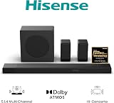 Hisense AX5140Q 5.1.4 Soundbar Dolby Atmos DTS:X 2 Wireless Surround view 2