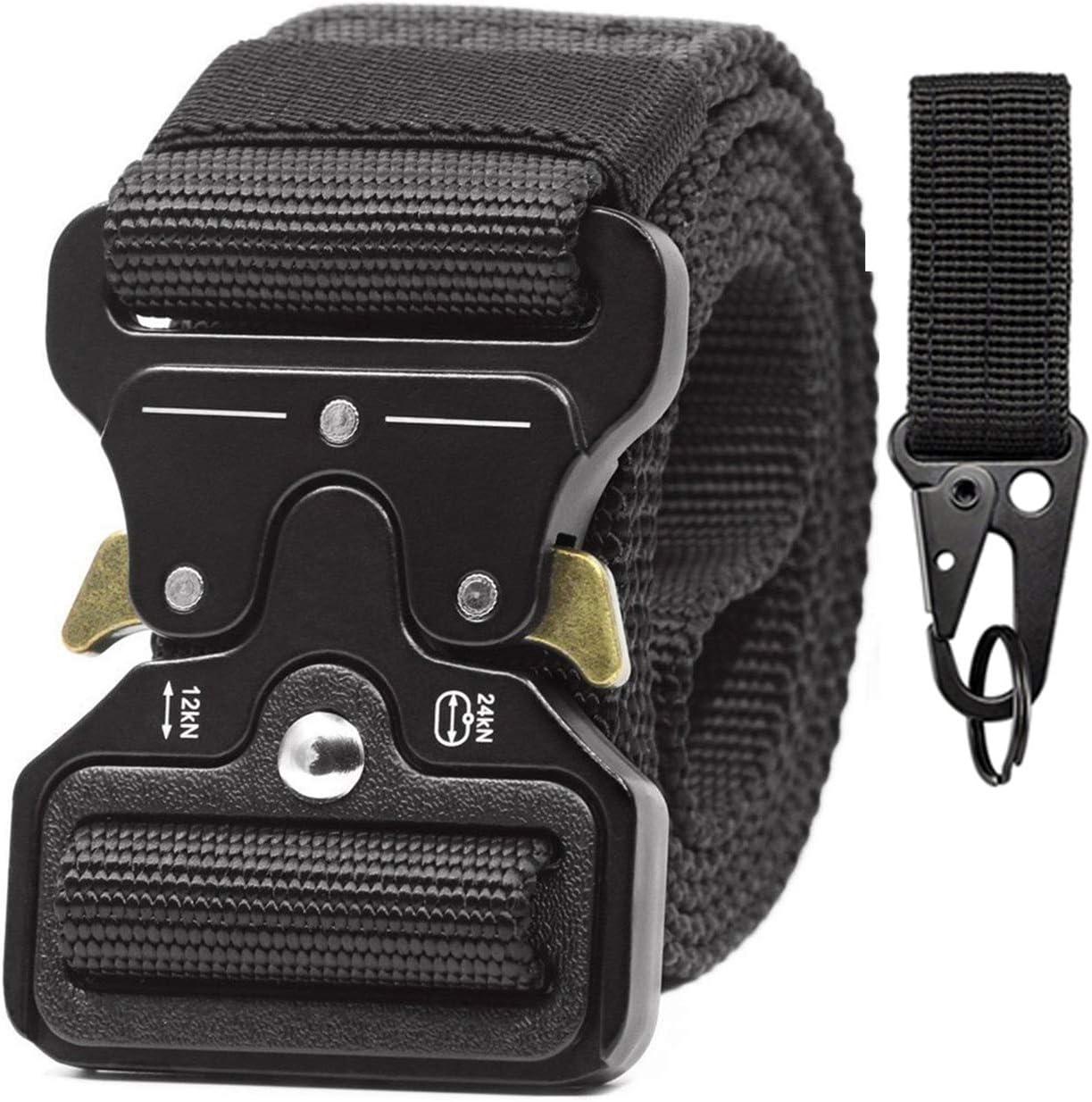 REFINEMMEE Battle Tactical Riggers Belt ，Military Molle EDC Belt Law Enforcement Duty Survival Harness，1.7" 1000D Nylon Webbing Quickly Unlock
