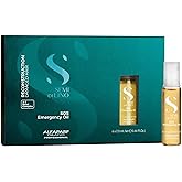 ALFAPARF MILANO Semi di Lino Reconstruction Reparative SOS Emergency Oil - Hair Breakage Treatment for Strengthening, Smoothing & Repairing Damaged Hair - Hydrating Hair Oil - Vegan (6 Vials/2.64 oz)