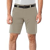 33,000ft Men's Golf Shorts 9" Dry Fit Stretch Golf Short UPF 50+ Lightweight Flat Front Golf Shorts with Pockets