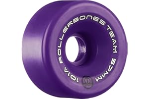 Rollerbones Team Logo 101A Recreational Roller Skate Wheels (Set of 8)