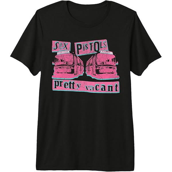Amazon.com: Sex Pistols Official Pretty Vacant Pink Campervan T