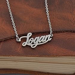 HUAN XUN Custom Dainty Name Necklace Personalized