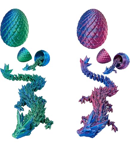 Œuf De Dragon Surprise Imprimé 3D – Jouet De Pâques, Décoration De Bureau, Maison Ou Voiture – Rangement Trésors