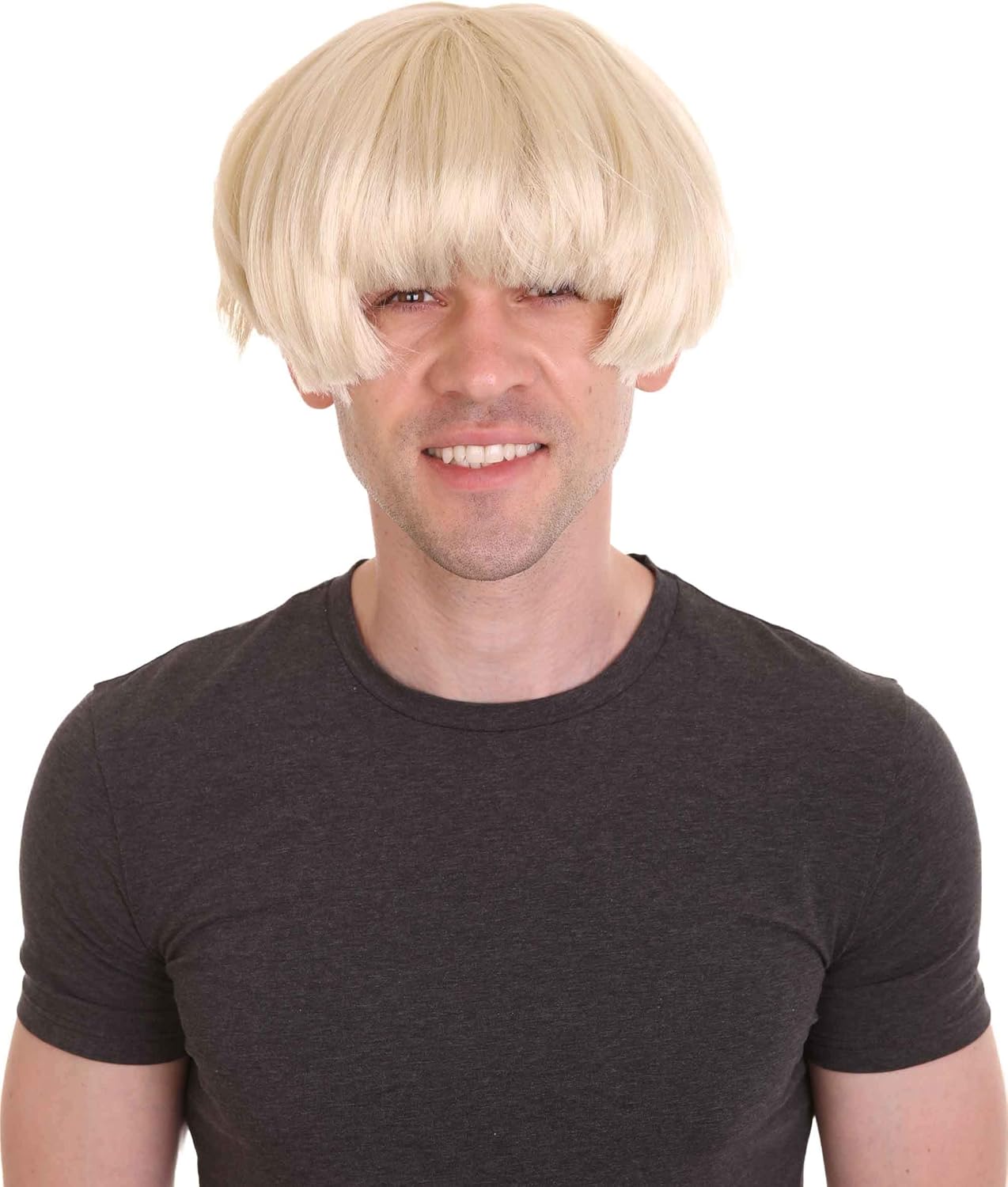 Amazon Com Hpo Men S Short Bob Earquake Alternative Rapper Wig 9 Inch Blonde Hairstyle 70 S Alter Ego Inspired Features Adjustable Lining For Universal Comfort Perfect For Comicon And Parties Clothing