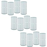 Hurricane Filters 12 Pack HF7469-04 Advanced Pool Filter Cartridge - Replacement for PCC60, Unicel C-7469, Filbur FC-1975, Pentair Clean & Clear 240, Hayward SwimClear C2025