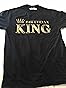 T-Shirt Uomo Royal King Con Corona, Bianca, 100% Cotone, Stampa Alta Qualità, Taglie S-XXL