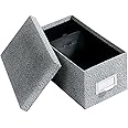 Globe-Weis/Pendaflex Fiberboard Index Card Storage Box, 4 x 6 Inches, Black Agate (94 BLA)