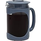 Primula Burke Deluxe Cold Brew Iced Coffee Maker, Comfort Grip Handle, Durable Glass Carafe, Removable Mesh Filter, Perfect 6