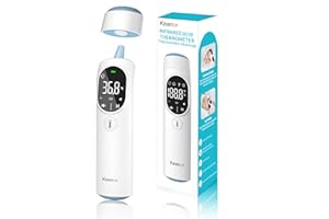 Thermometer Forehead and Ear Thermometer, Digital Infrared Thermometer, Baby Thermometer, Accurate,1s Measure, 40 Set Memory,