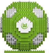 FOCO VFL Wolfsburg BRXLZ 3D Football Building Set with 12 YO Bricks view 2