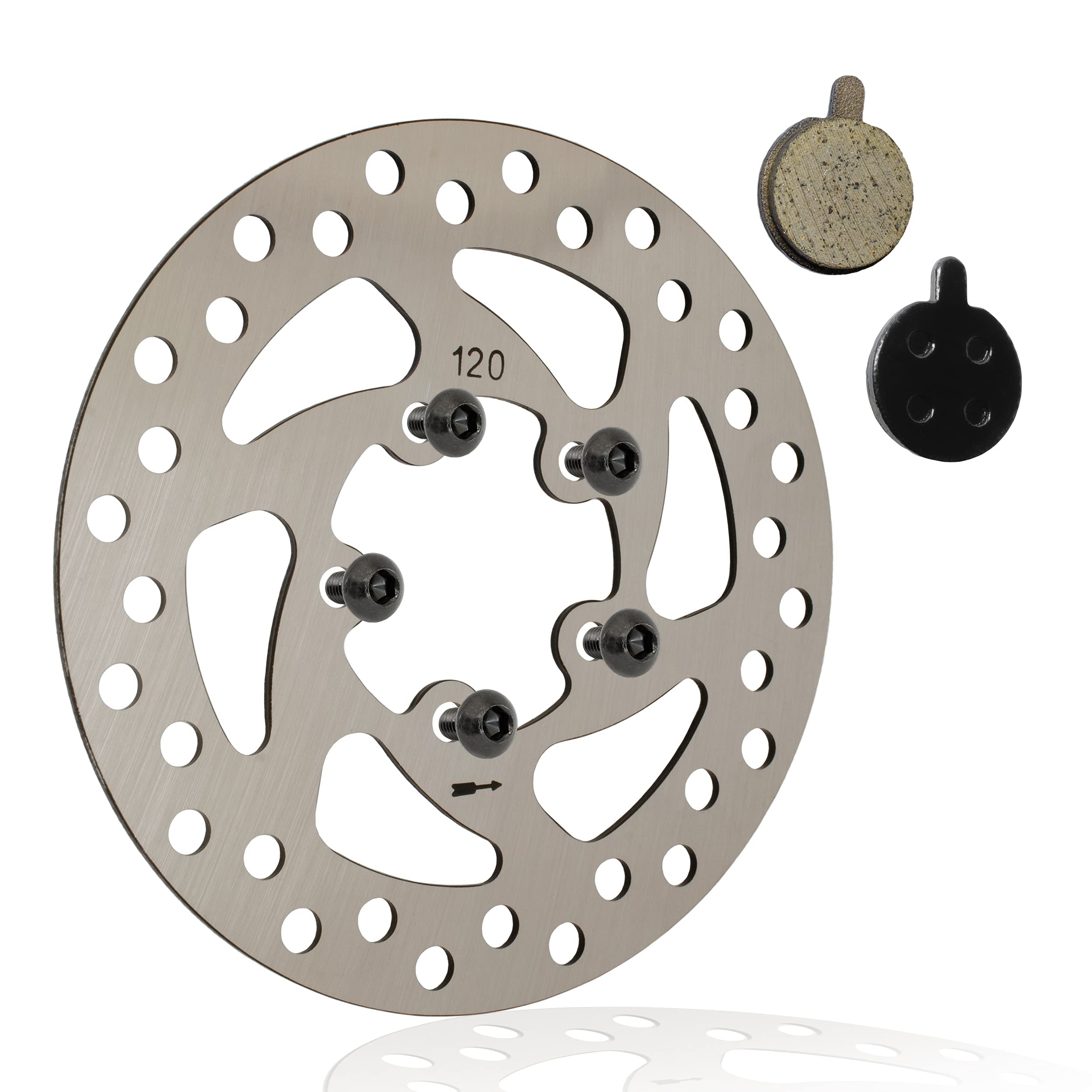 M365Lyon - Brake Disc for Xiaomi M365 Pro1S, Essential, Mi3 (120 mm-Pro) Scooter