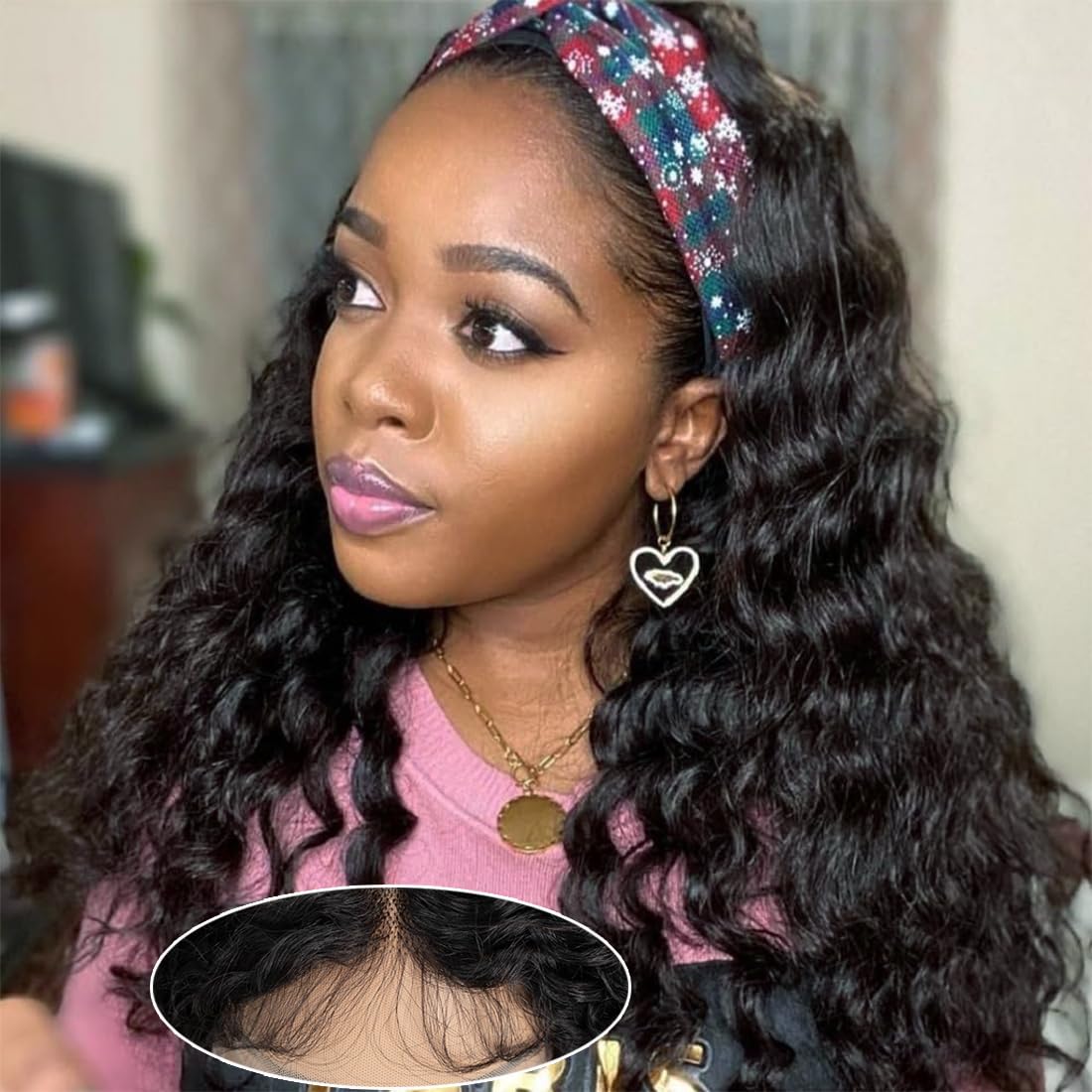 Lace Front Wigs Human Hair Loose Body 13x5x1 Lace Frontal Human Hair Wigs for Women 22inch 150% Density Glueless Brazilian Body Wave Real Human Hair Wig with Baby Hair Pre Plucked