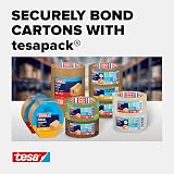 tesa ULTRA STRONG PAPER Tape 25m x 50mm Glass Fibre Reinforced Packing Parcel view 7