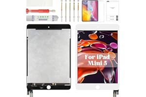 BEXUPULL for iPad mini 5 Screen Replacement for iPad mini 5 LCD A2126 for iPad mini 5 Digitizer Display Screen Touch Assembly Repair Kits A2133 A2124 A2125 White