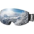 Innerking OTG Ski Goggles, Interchangeable Magnetic Lens Snow Goggles, Anti Fog Snowboard Goggles for Women Men Adult Youth