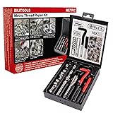 BILITOOLS M10x1.5 Thread Repair Kit, HSS Drill
