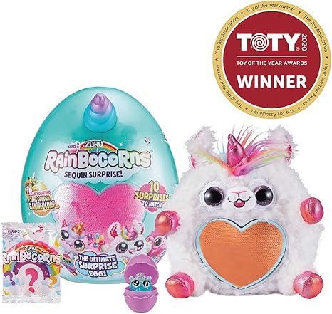 rainbocorns sequin surprise plush