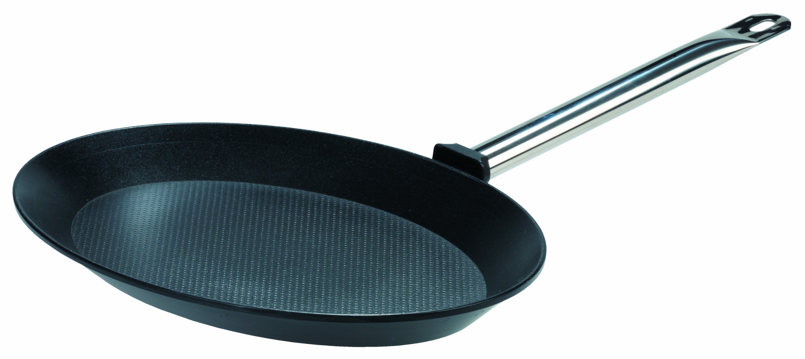 GSW Titanium Nonstick 40 cm Fish Pan, 2 L, Cast Aluminium, Induction Compatible, Stainless Steel Handle