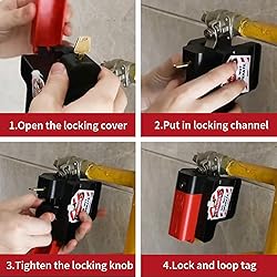 HiLKCO Adjustable Ball Valve Lockout Device - OSHA