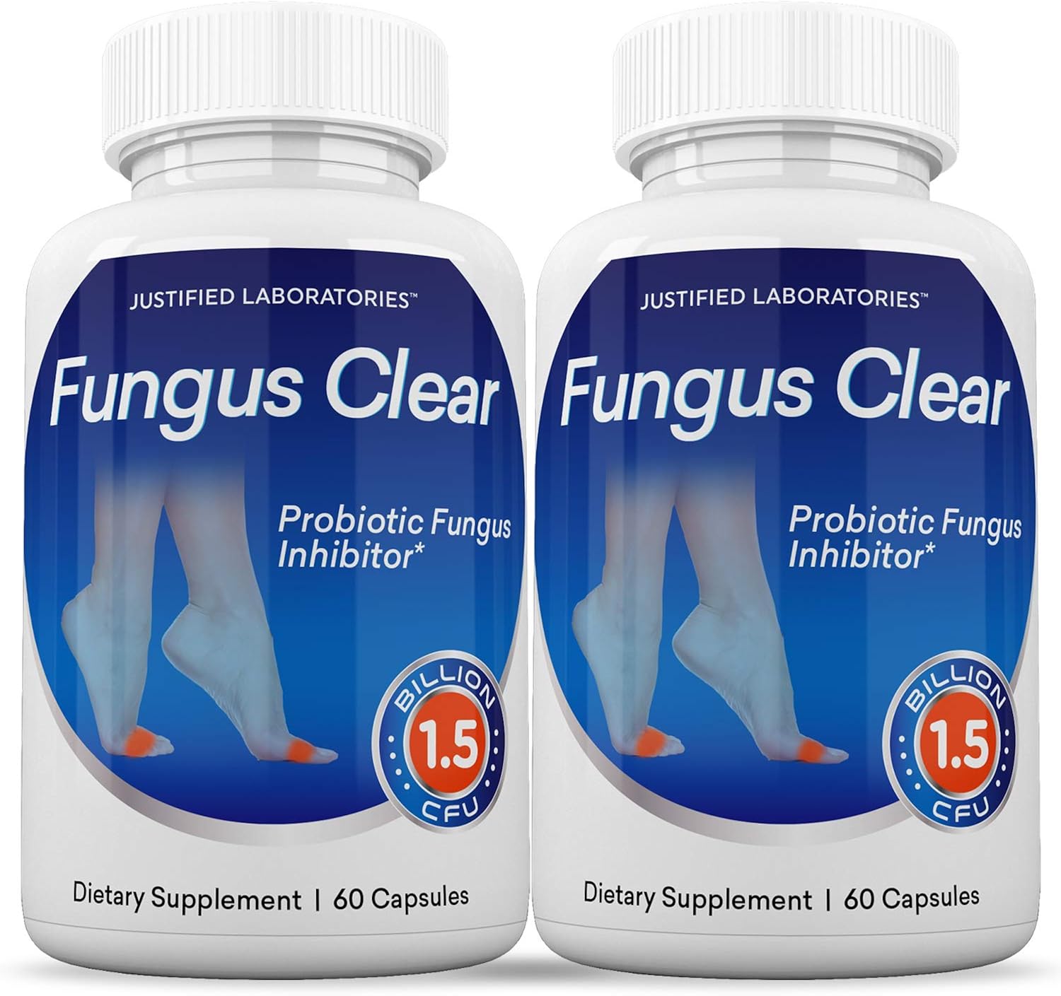 (2 Pack) Fungus Clear Pills 1.5 Billion CFU Probiotic