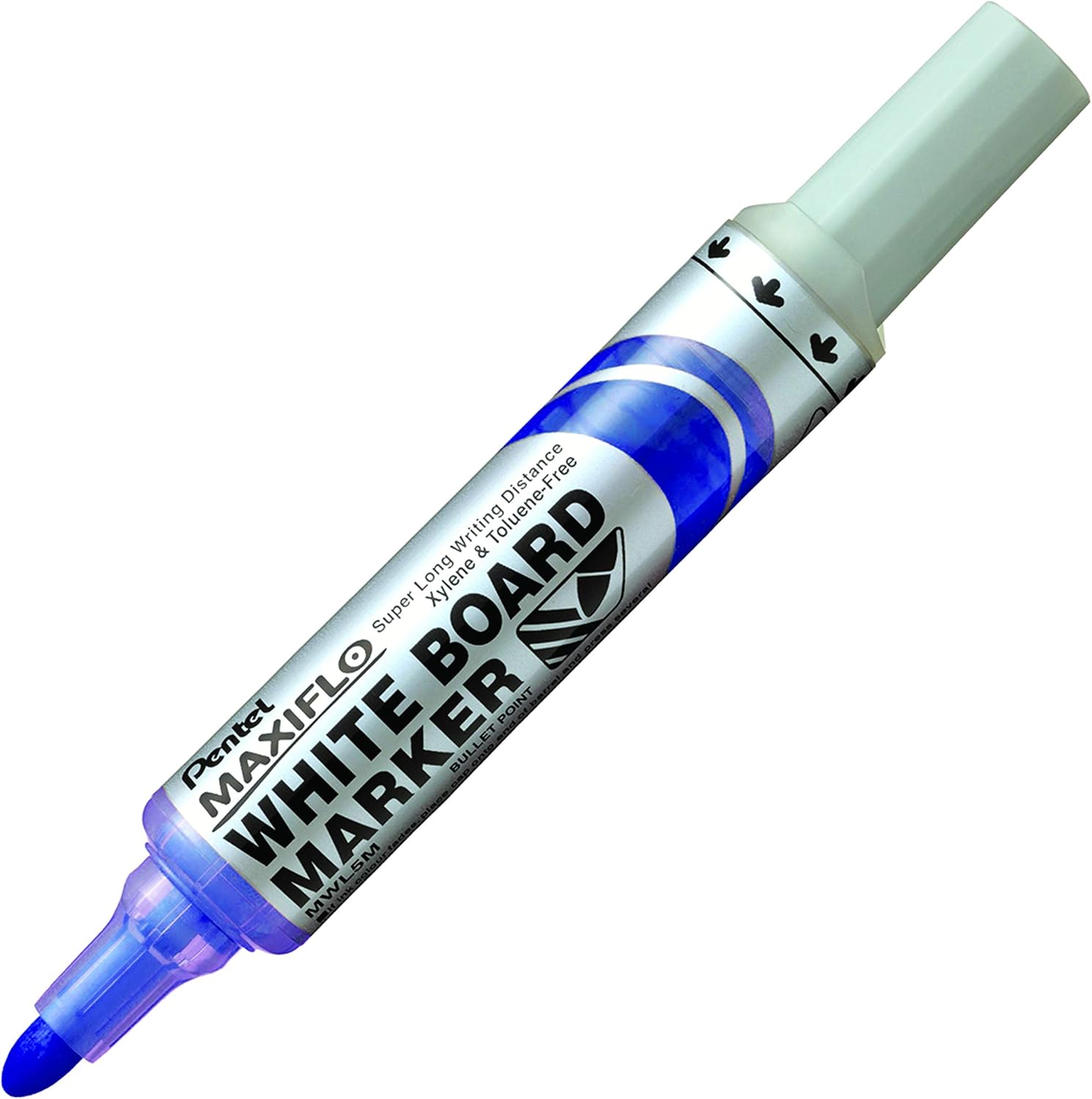 Pentel Maxiflo Lot de 12 Marqueur effaçable à sec tableau blanc Pointe ogive large Encre liquide