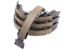 TRQ Rear Parking Brake Shoe Set Compatible with 2003-2007 Pontiac Vibe 2005-2010 Scion tC 2000-2005 Toyota Celica 2005-2009 Corolla 2003-2008 Matrix