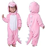 Spooktacular Creations Halloween Baby Dinosaur Costume, Unisex Dinosaur Jumpsuit for Halloween Cosplay Costume Themed Party