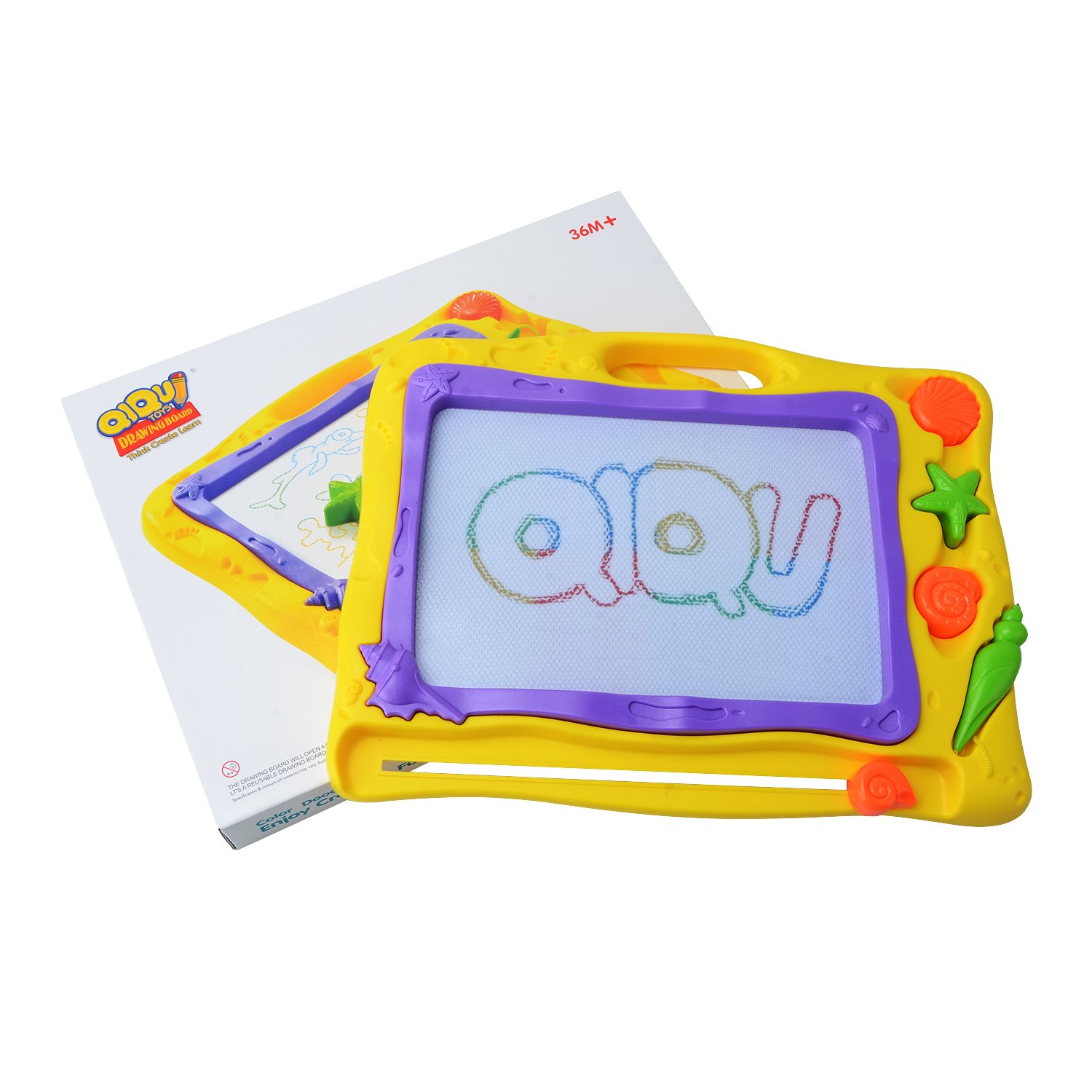 Moobom Tablero de escritura Tablero de dibujo magnético Tablero de dibujo magnético borroso extraíble, un gran regalo de Navidad