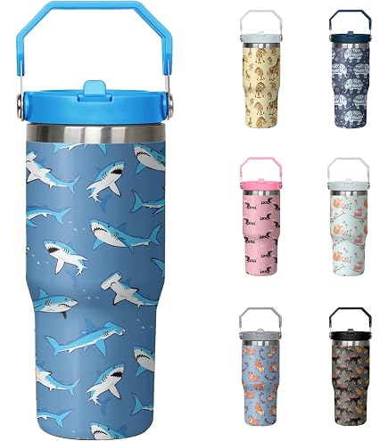 Onebttl 20oz Giraffe Tumbler – Insulated Stainless Steel Cup With Lid & Straw, Perfect Gift For Giraffe Lovers - View #3
