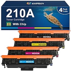 210A Toner Cartridge 4 Pack with Chip Compatible