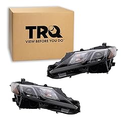 TRQ 2 Piece Headlight Assembly Set Driver
