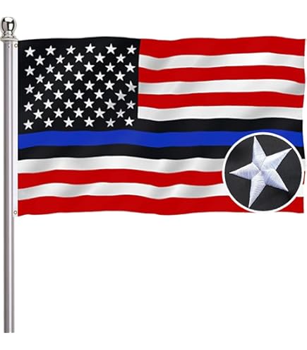 Sfondo Della National Police Week Con Una Bandiera Americana Blu E Nera Gm1482207398 509255584 - Foto 7