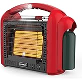 CAMPLUX Portable Propane Heater Outdoor, 12000 BTU LP Gas Buddy Heater for Camping with ODS & Tip-over Protection, 1lb Propan