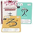 Japanese Hiragana & Katakana Mnemonic Flash Cards – 46 Syllabary Character Writing System – Letter Alphabet Educational Language Learning Resource Set – Study, Memory & Sight - Grade or Home School