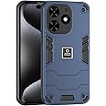 Kukoufey Phone Case - Compatible with Tecno Spark Go 2024, Spark 20 & Infinix Smart 8 X6525 - Dual-Layer Drop-Proof TPU+PC 2-in-1 Protective Case - Blue