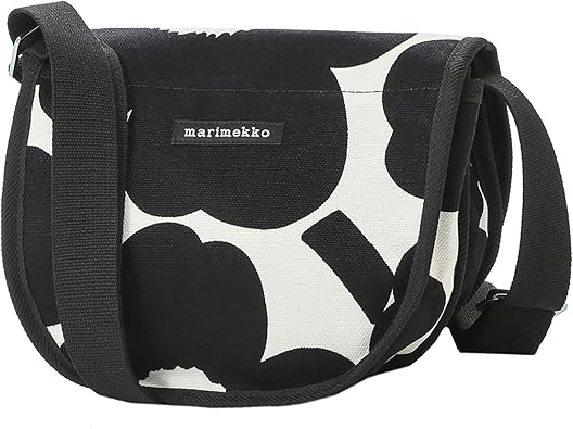 Amazon マリメッコ Marimekko ショルダーバッグ 192 ピエニ ウニッコ オフホワイト 白 ブラック 黒 並行輸入品 Marimekko マリメッコ ショルダーバッグ