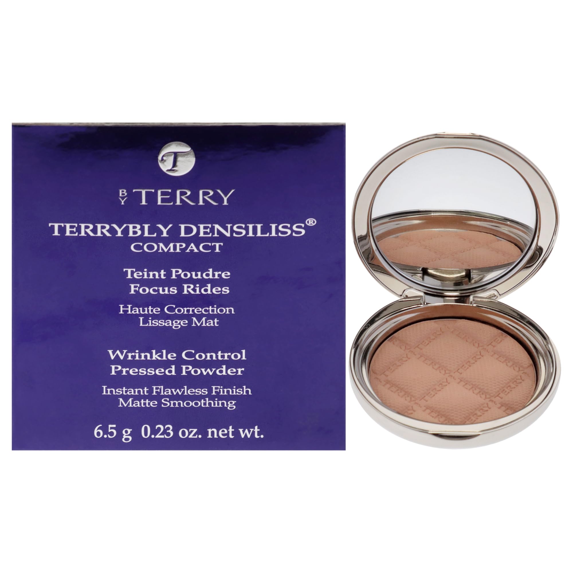 By Terry Terrybly Densiliss Compact Wrinkle Control Pressed Powder, No. 2 Freshtone Nude, 6.5g