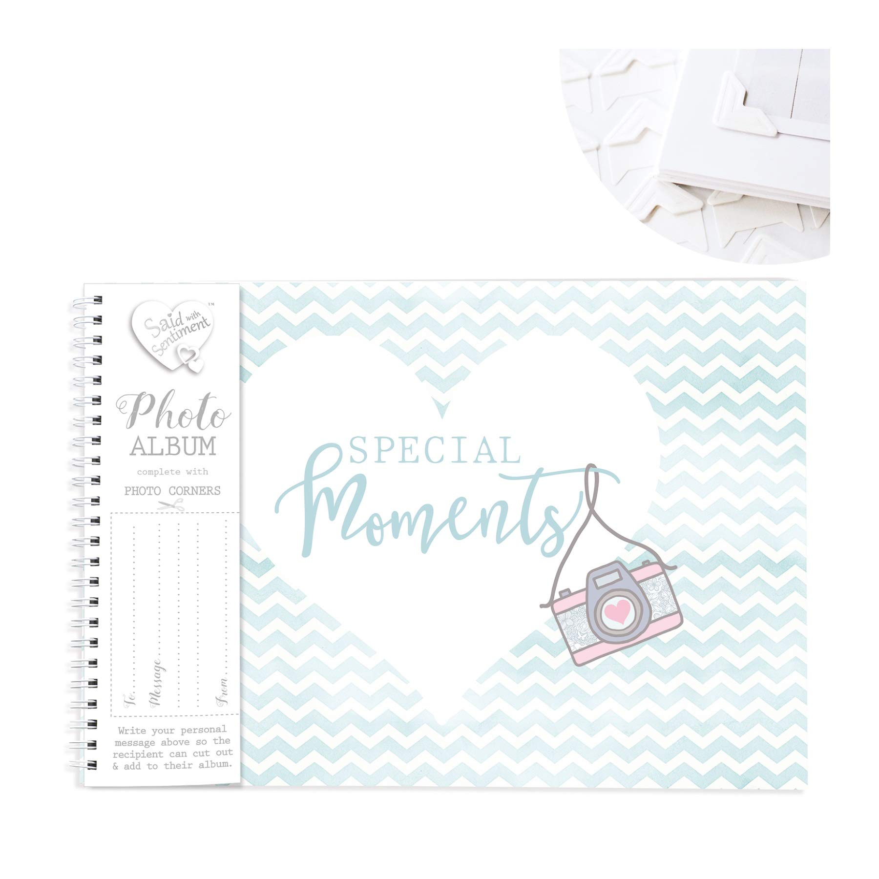 Arora Said with Sentiment-Photo Scrapbook Album Special Moments, Multicolour, One Size