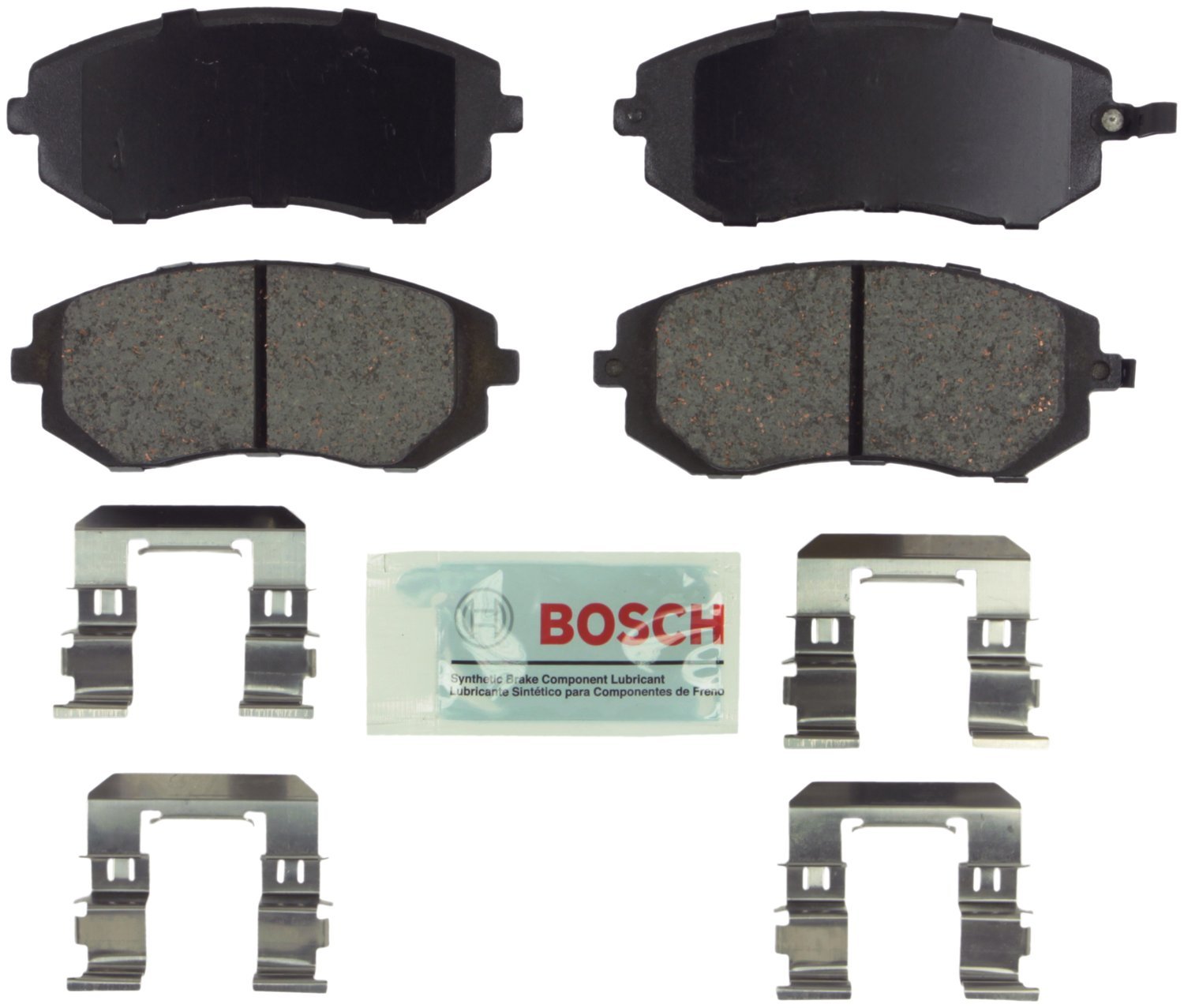 Photo 1 of BOSCH BE929H Blue Ceramic Disc Brake Pad Set With Hardware - Compatible With Select Saab 9-2X; Subaru Baja, Forester, Impreza, Legacy, Outback, WRX; FRONT