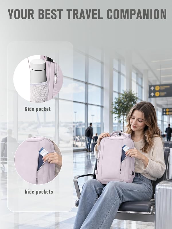 Bagage Cabine 40x30x20 Sac À Dos Voyage Cabine Avion 24L