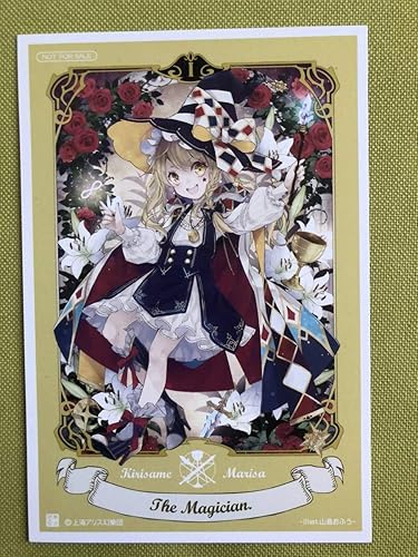 Amazon Co Jp 東方project プロジェクト タロット風イラストカード 霧雨魔理沙 アルカナ東方 Too0084 ホビー 通販