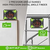 Huepar Digital Angle Finder with Laser 3-in-1 Magnetic 0-180° 0-90° view 4
